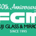 建築用板硝子・鏡の卸売　（株）エフジーエム　様　染料プリント